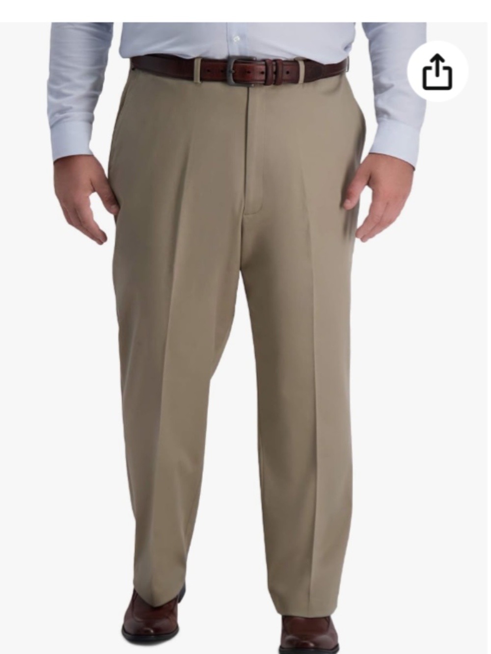 Chaps Casual Khaki Pants Sz 42W/30L in Medium Khaki